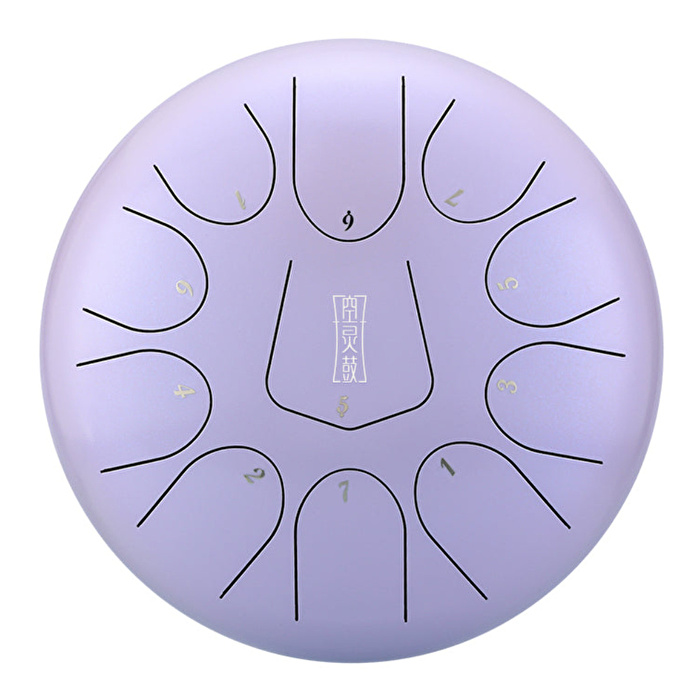 HLURU TS11-10 LILAC - 11 Notalı 10" Lilac Tongue Drum